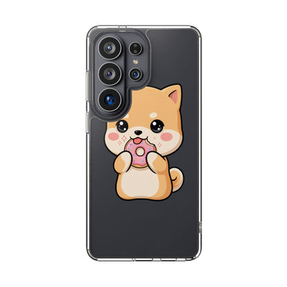 Kawaii Shiba Inu Phone Case with Donut