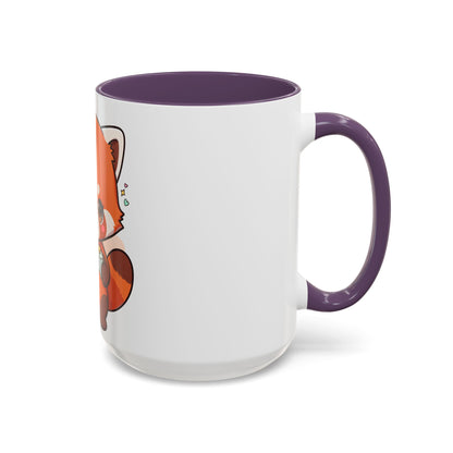 Red Panda Gamer Accent Coffee Mug for Cozy Desk Setups