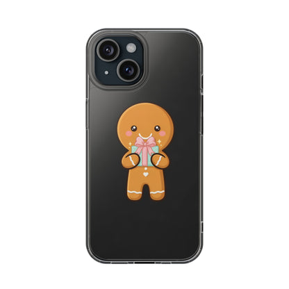 Gingerbread Man Phone Case, Cute Holiday Gift Design
