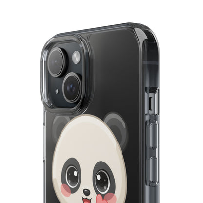 Kawaii Panda Phone Case with Donut