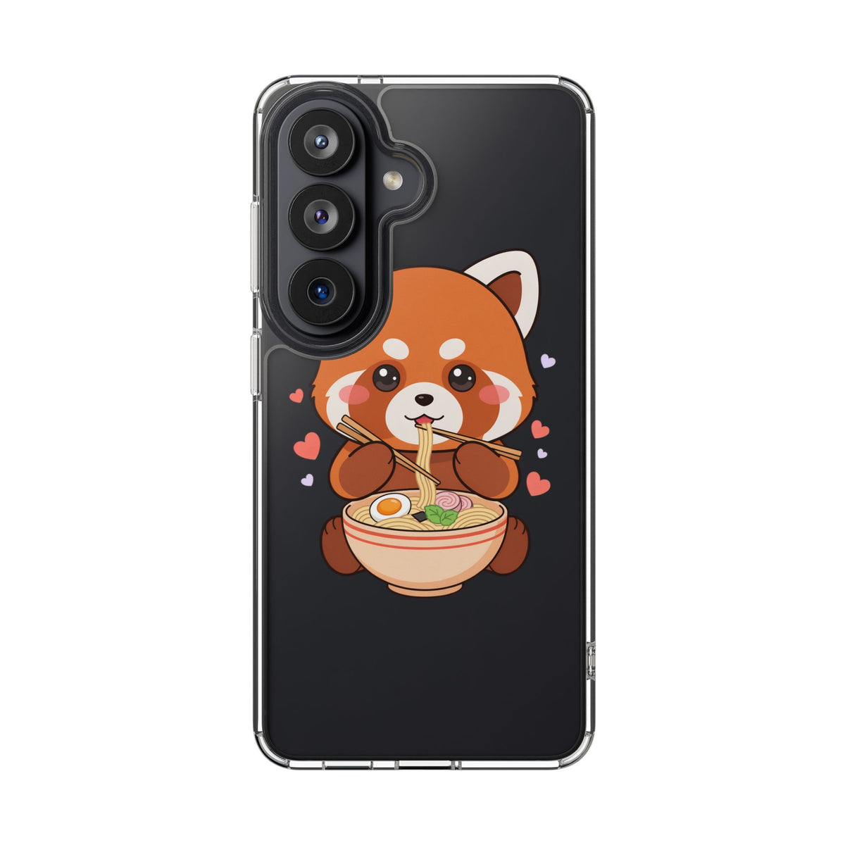 Red Panda Ramen Phone Case – Kawaii Food Lover Gift