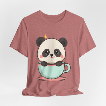 Kawaii Panda T-Shirt, Cute Teacup Panda Tee