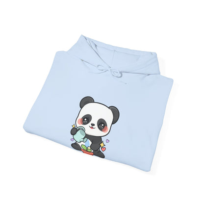 Kawaii Panda Hoodie, Cute Plant Lover Gift