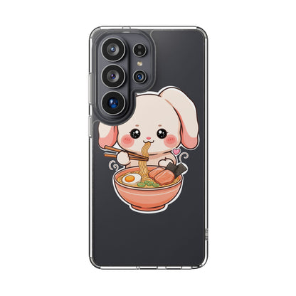 Kawaii Ramen Bunny Clear Impact-Resistant Case