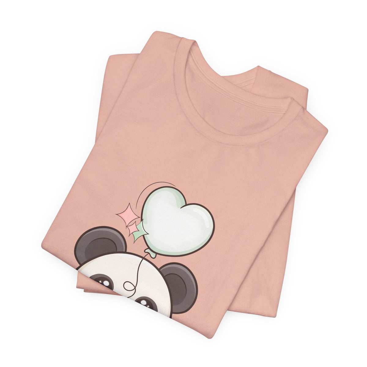 Kawaii Panda T-Shirt with Floating Balloon