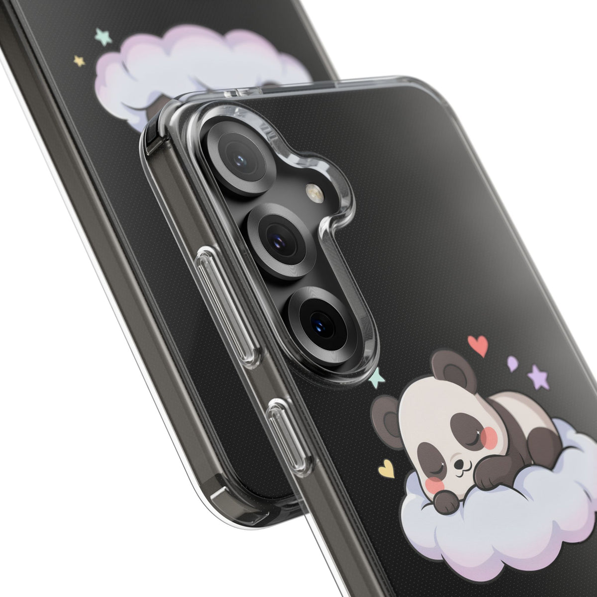 Sleeping Panda Clear Impact-Resistant Phone Case