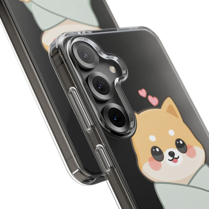 Kawaii Shiba Inu Phone Case, Cozy Valentine Gift