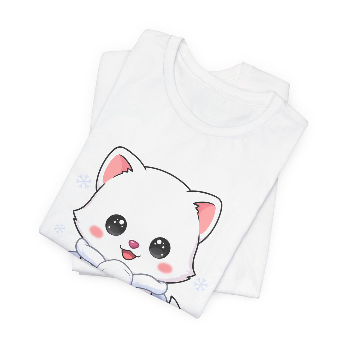 Kawaii Arctic Fox T-Shirt for Cute Winter Style