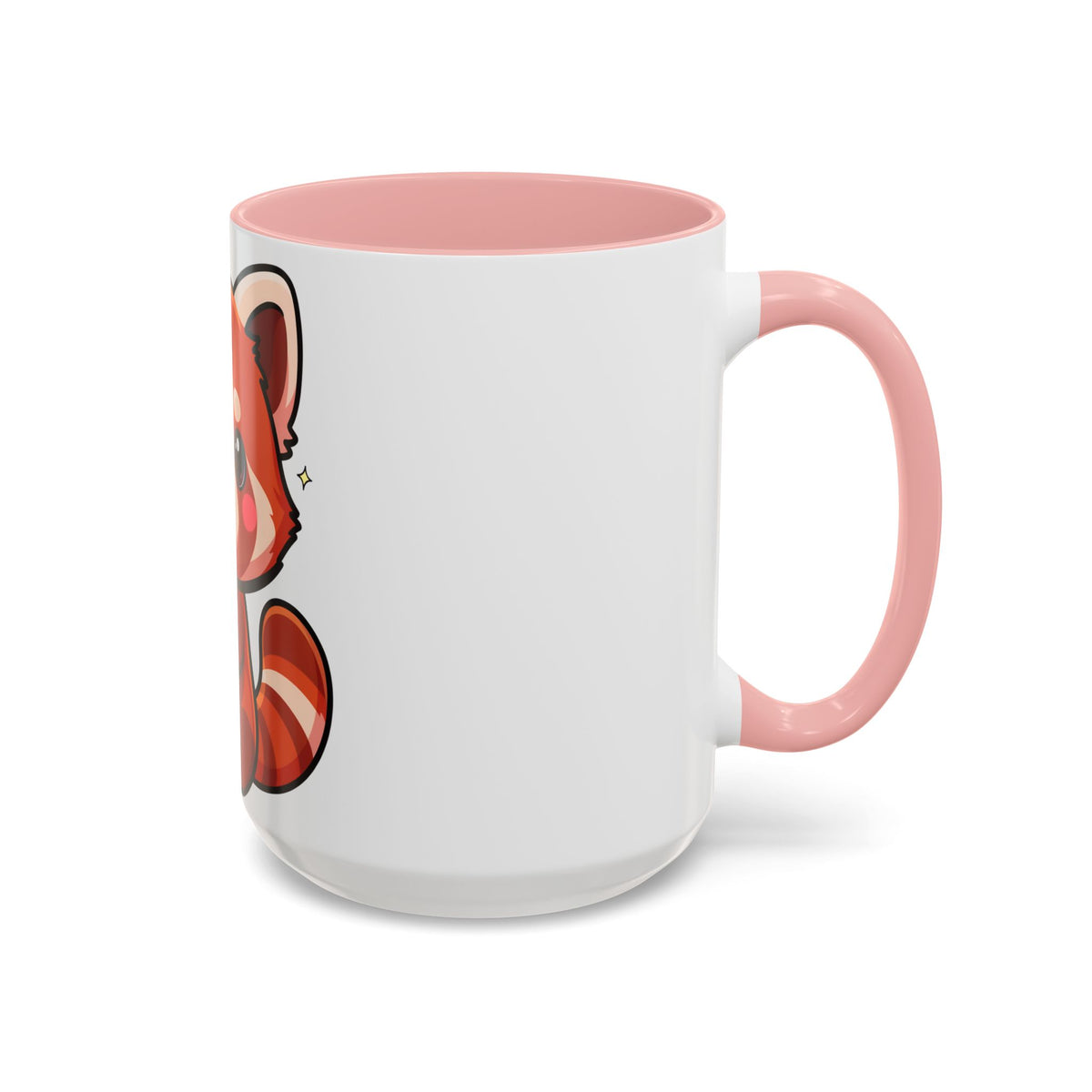 Kawaii Red Panda Accent Coffee Mug for Creative Days