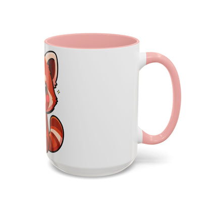Kawaii Red Panda Accent Coffee Mug for Creative Days