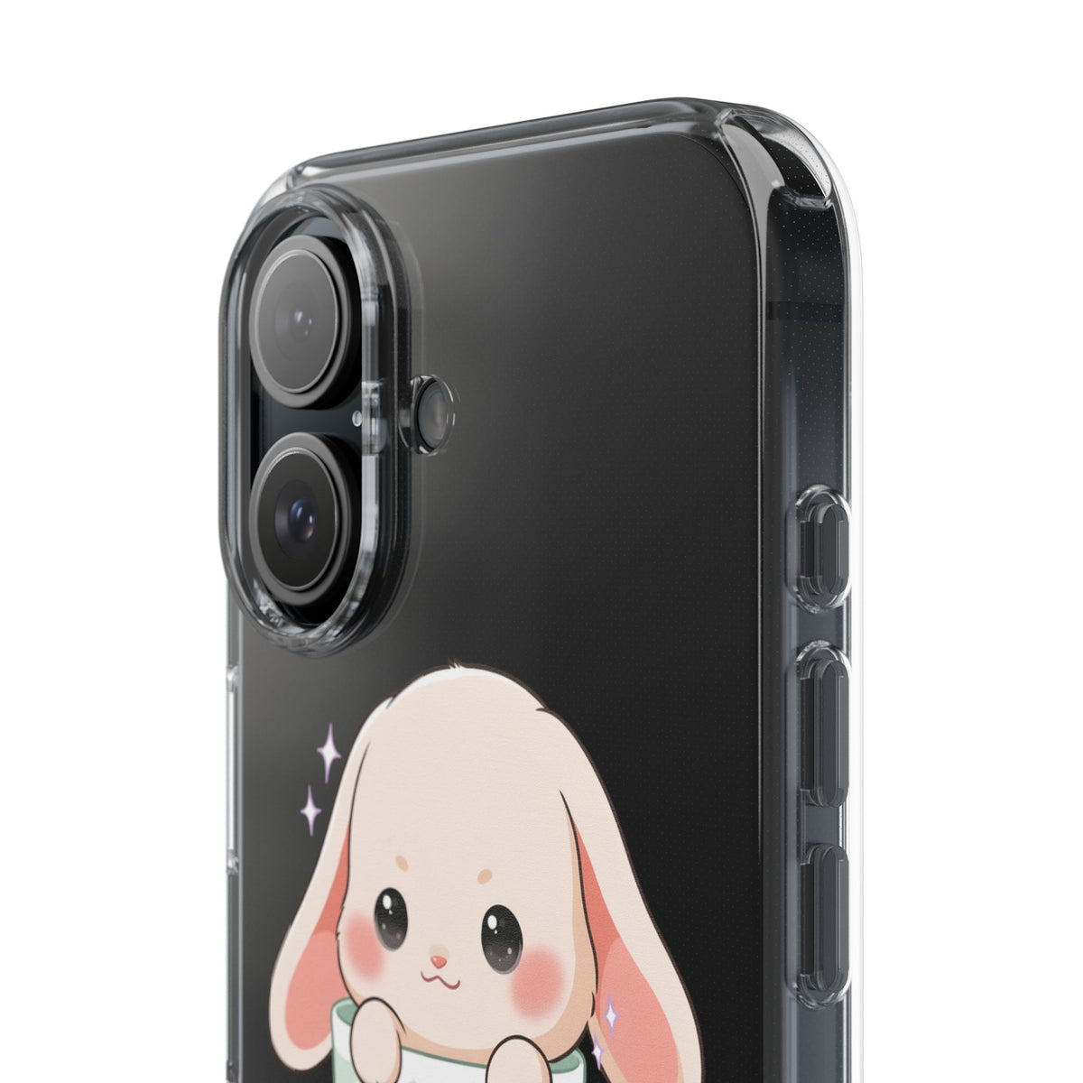 Kawaii Bunny Phone Case, Cute Teacup Rabbit