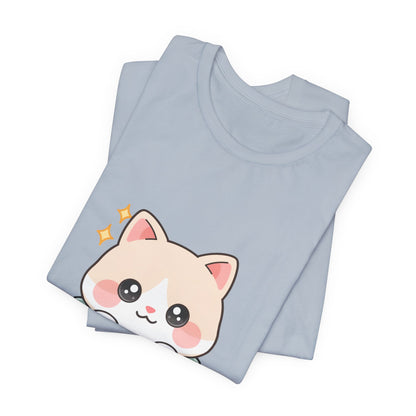 Kawaii Cat T-Shirt for Cute Cat and Chibi Art Fans