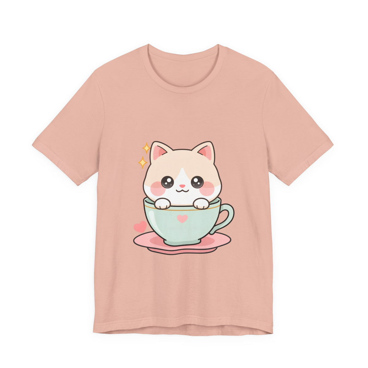 Kawaii Cat T-Shirt for Cute Cat and Chibi Art Fans