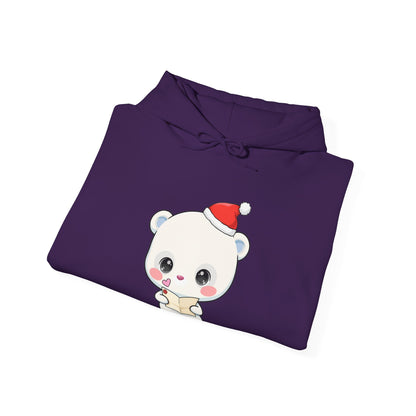 Christmas Polar Bear Hoodie for Cozy Holiday Cheer