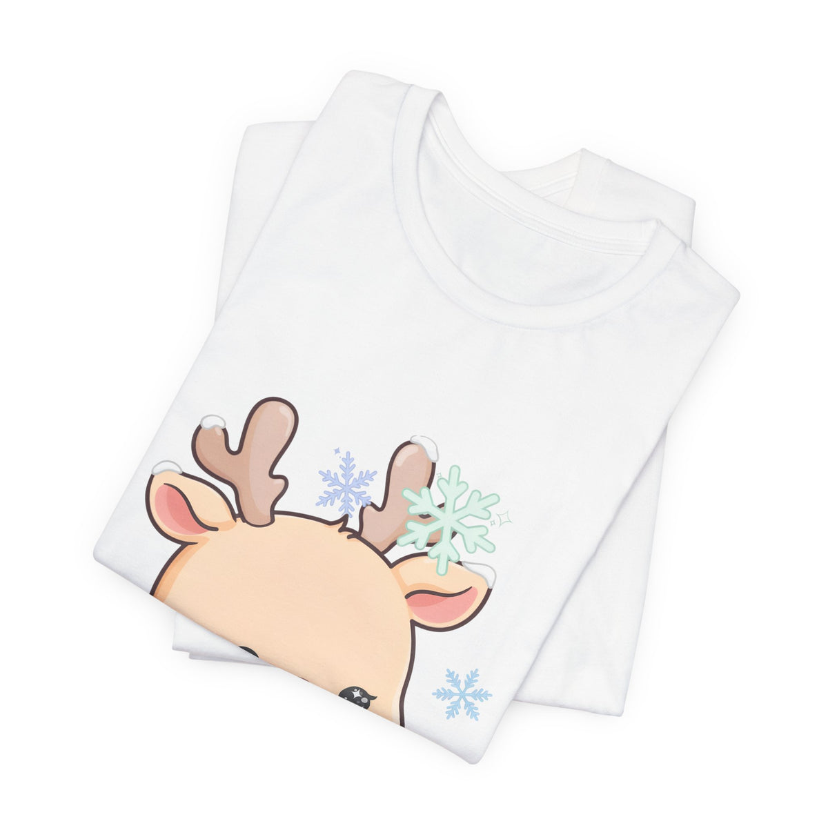 Kawaii Reindeer T-Shirt for Cute Winter Outfits