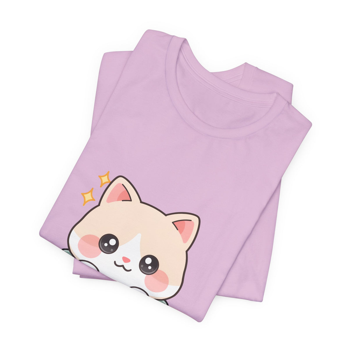 Kawaii Cat T-Shirt for Cute Cat and Chibi Art Fans
