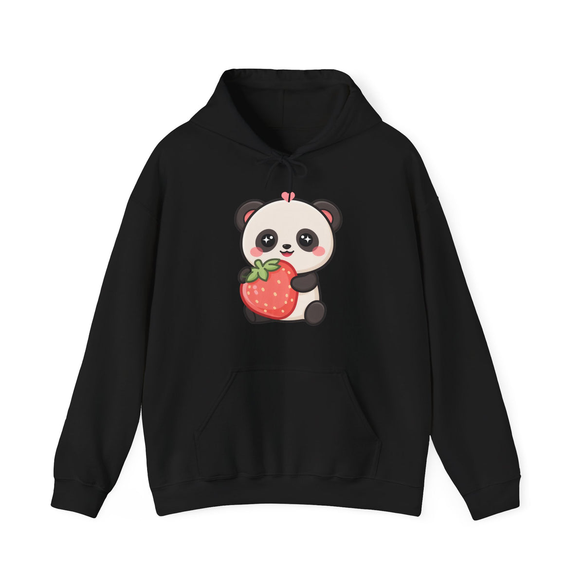 Kawaii Panda Strawberry Hoodie for Cute Style Fans