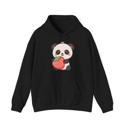 Kawaii Panda Strawberry Hoodie for Cute Style Fans