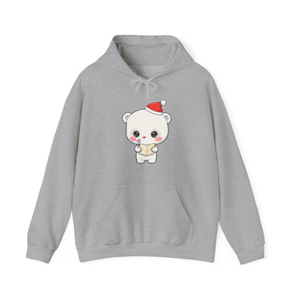 Christmas Polar Bear Hoodie for Cozy Holiday Cheer
