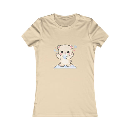Kawaii Polar Bear T-Shirt for Playful Winter Outfits