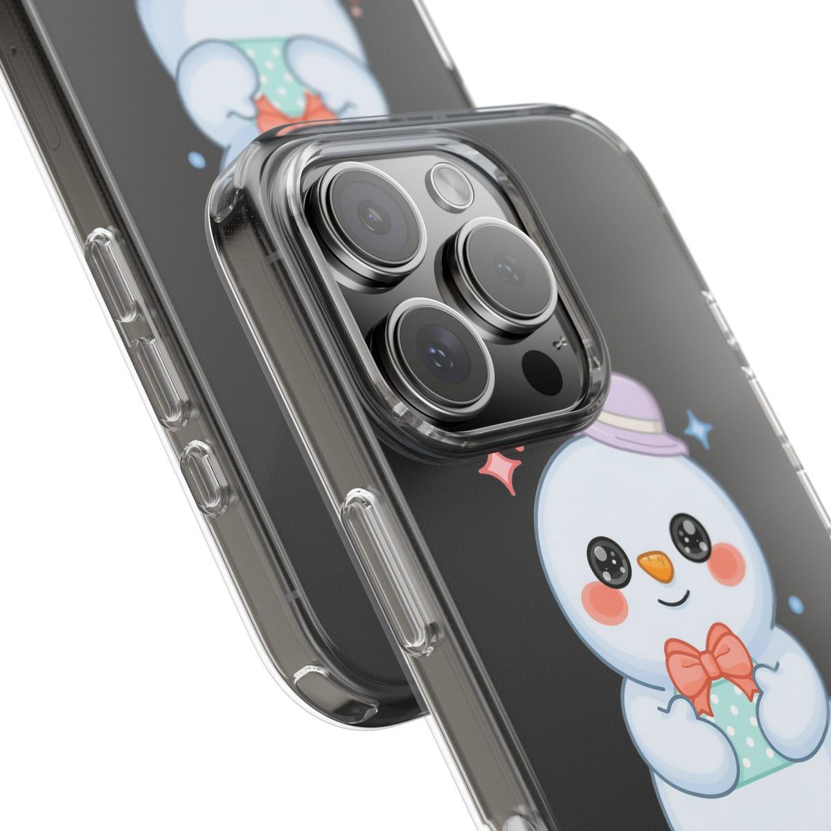 Kawaii Snowman Phone Case for Cheerful Winter Days