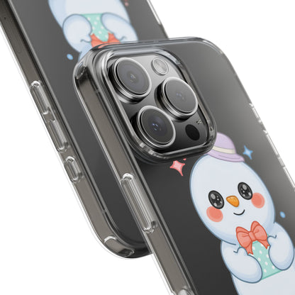 Kawaii Snowman Phone Case for Cheerful Winter Days
