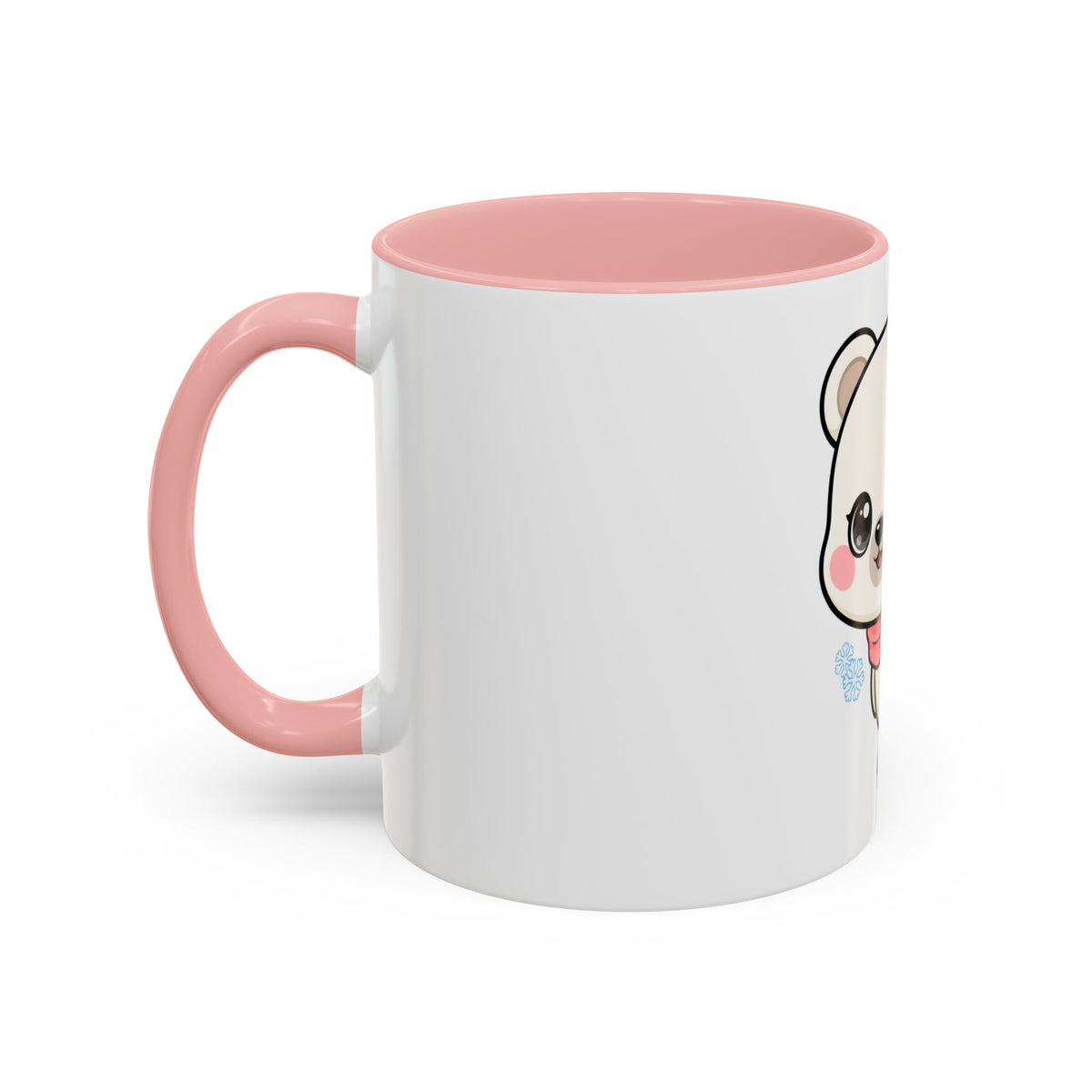 Polar Bear Ice Skating Mug – Cute Accent Coffee Mug