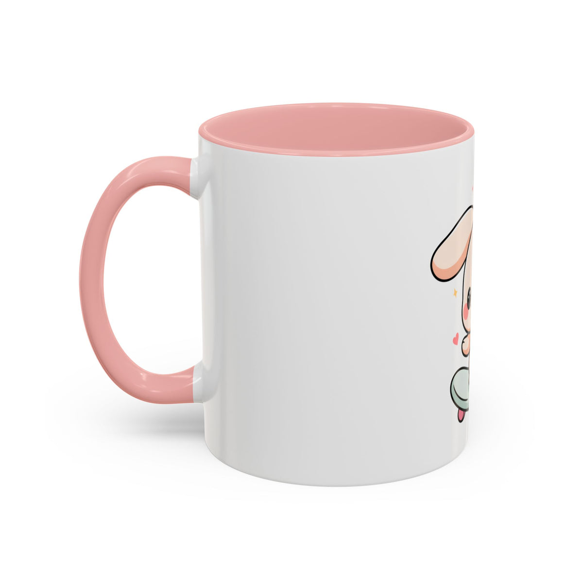 Kawaii Bunny Skateboard Mug – Cute Accent Coffee Mug