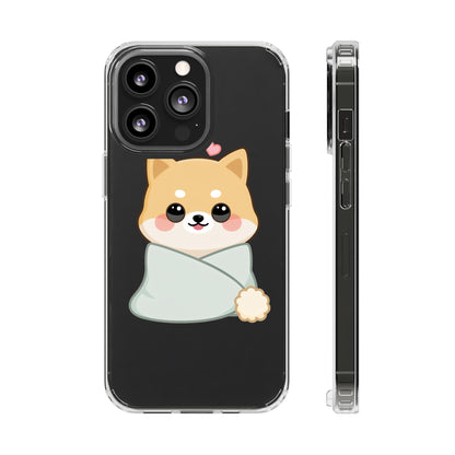 Kawaii Shiba Inu Phone Case, Cozy Valentine Gift