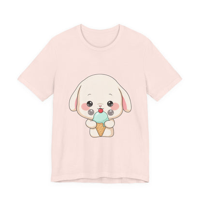 Kawaii Bunny Ice Cream Tee for Cute Style Lovers