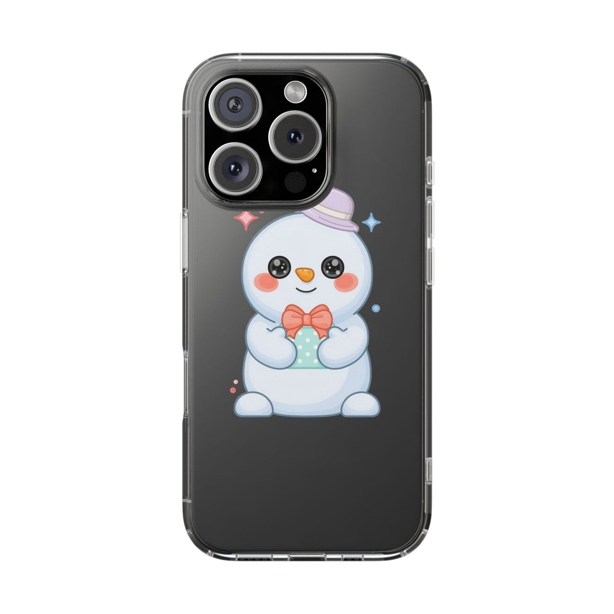 Kawaii Snowman Phone Case for Cheerful Winter Days