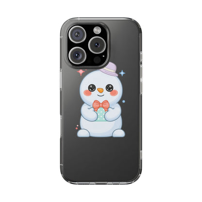 Kawaii Snowman Phone Case for Cheerful Winter Days