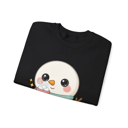 Kawaii Snowman Sweatshirt for Cozy Winter Days