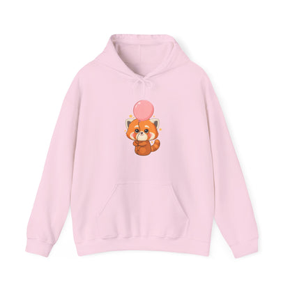 Kawaii Red Panda Hoodie, Cute Balloon Animal Sweatshirt
