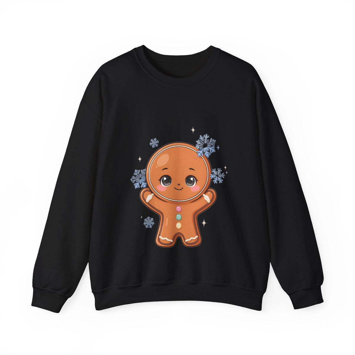 Kawaii Gingerbread Sweatshirt – Cute Winter Crewneck