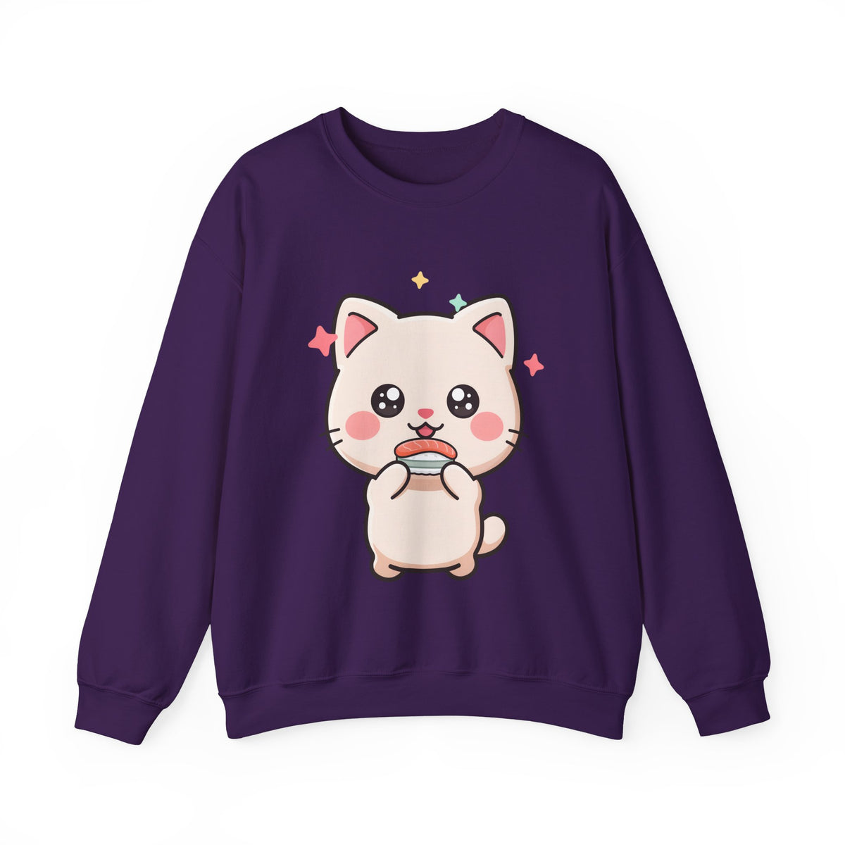 Kawaii Cat Sushi Sweatshirt for Cute Cat Lovers