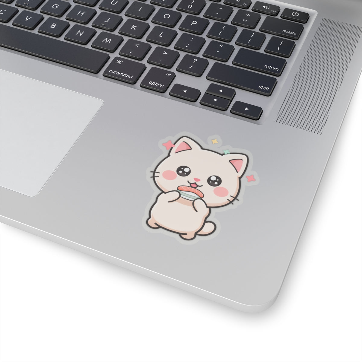 Kawaii Sushi Cat Sticker for Laptop and Journal