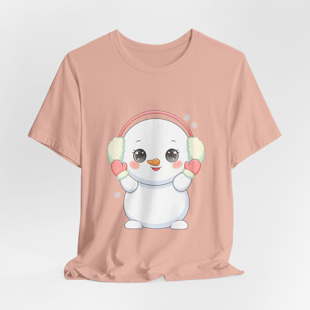 Kawaii Snowman T-Shirt for Cute Winter Style