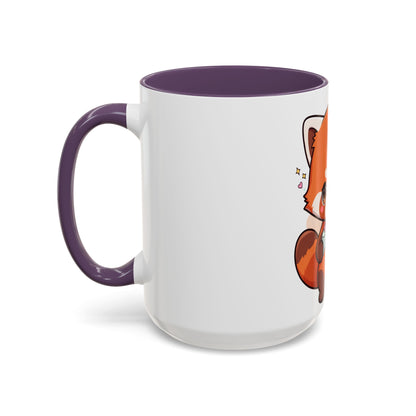 Red Panda Gamer Accent Coffee Mug for Cozy Desk Setups
