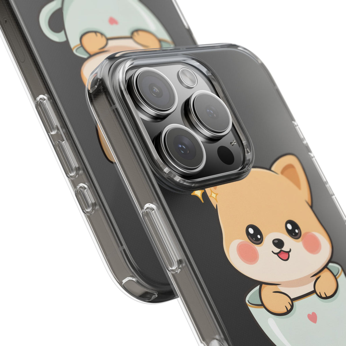 Kawaii Shiba Inu Phone Case – Cute Puppy in a Teacup