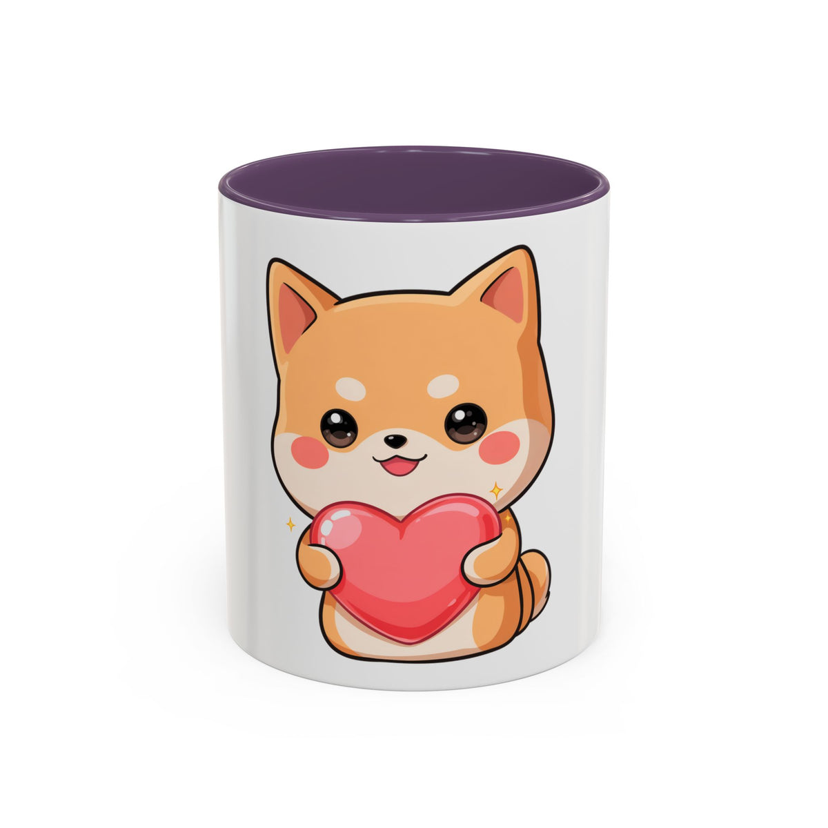 Kawaii Shiba Inu Accent Coffee Mug for Dog Lovers