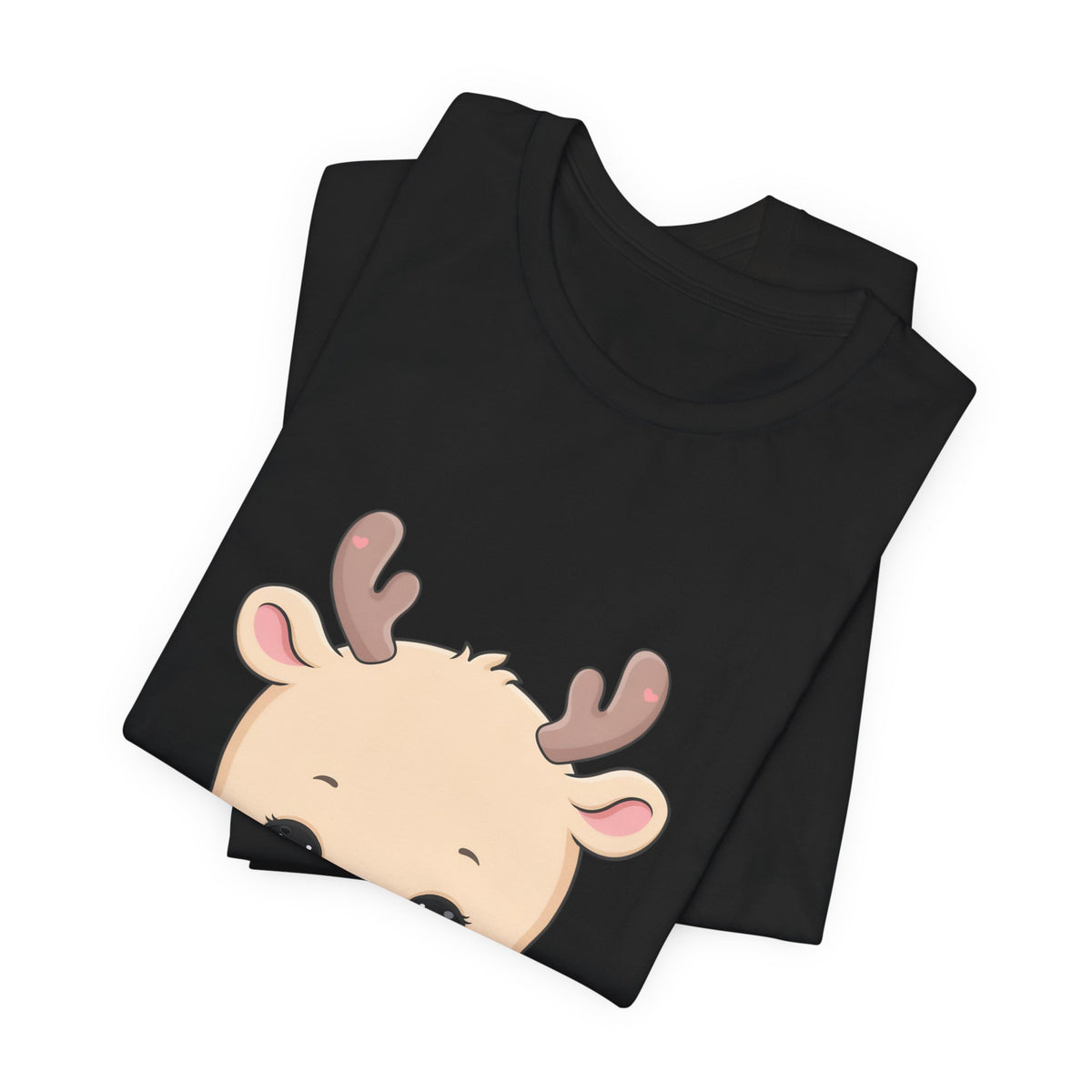 Kawaii Reindeer T-Shirt for Cozy Cocoa Season