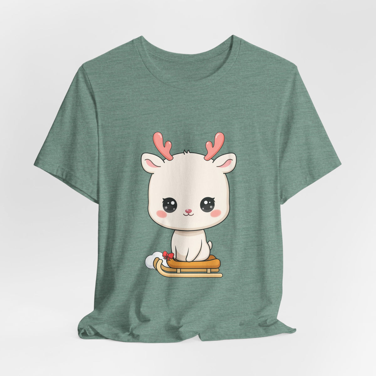 Kawaii Reindeer T-Shirt for Cozy Winter Days