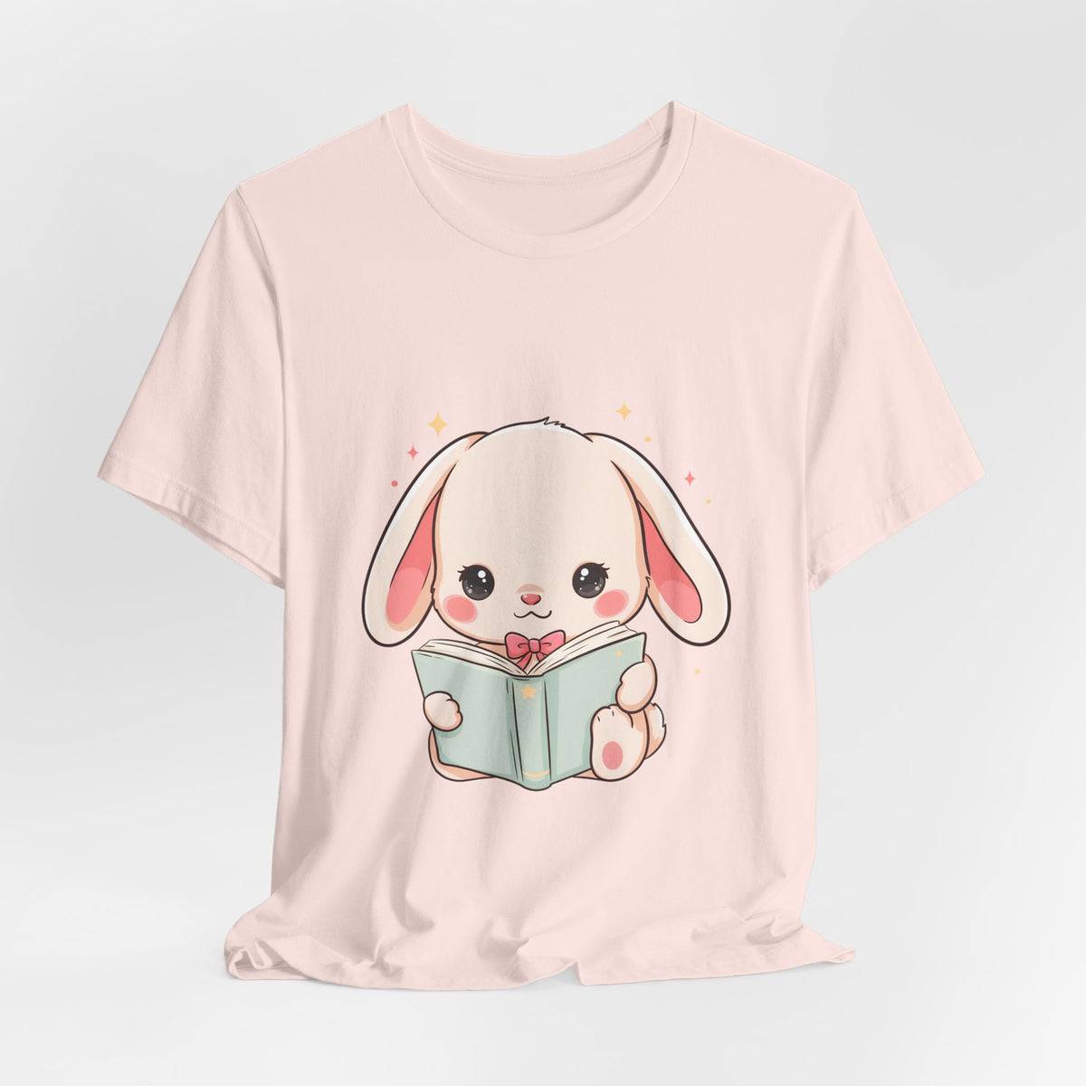 Book Lover Bunny T-Shirt – Cute Kawaii Reader Tee
