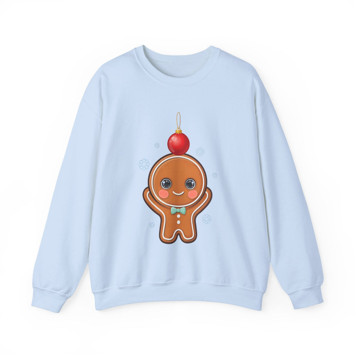 Gingerbread Christmas Sweatshirt, Cute Holiday Crewneck