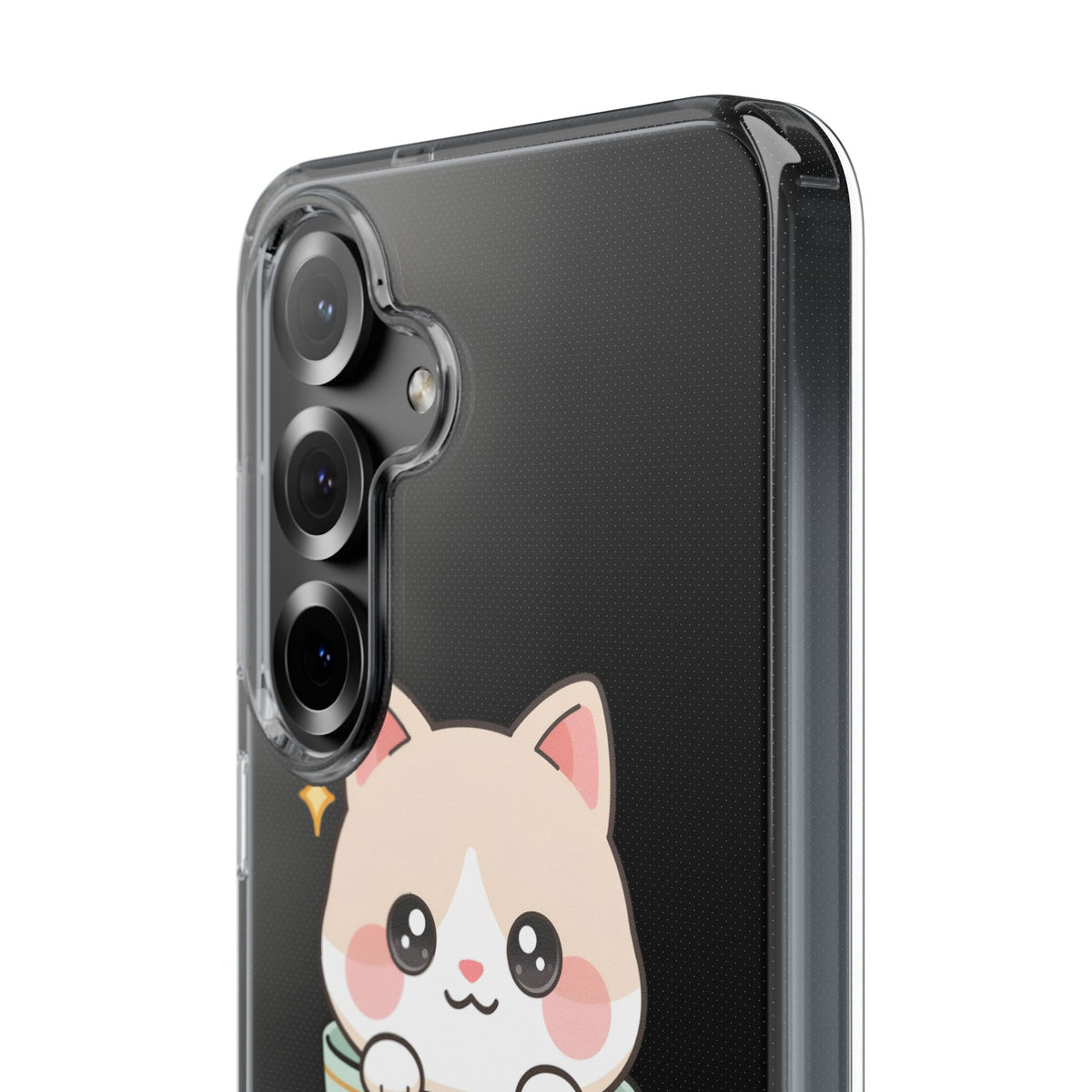 Kawaii Cat Phone Case, Cute Teacup Kitty Gift