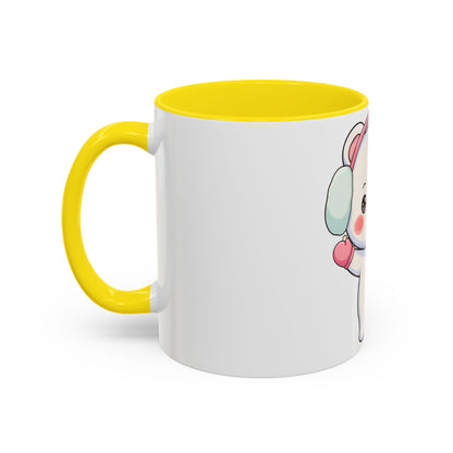 Kawaii Polar Bear Mug, Cute Winter Accent Coffee Mug