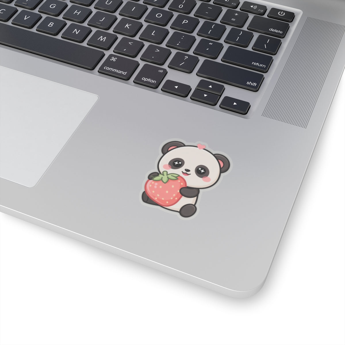 Kawaii Panda Strawberry Sticker for Sweet Little Joys