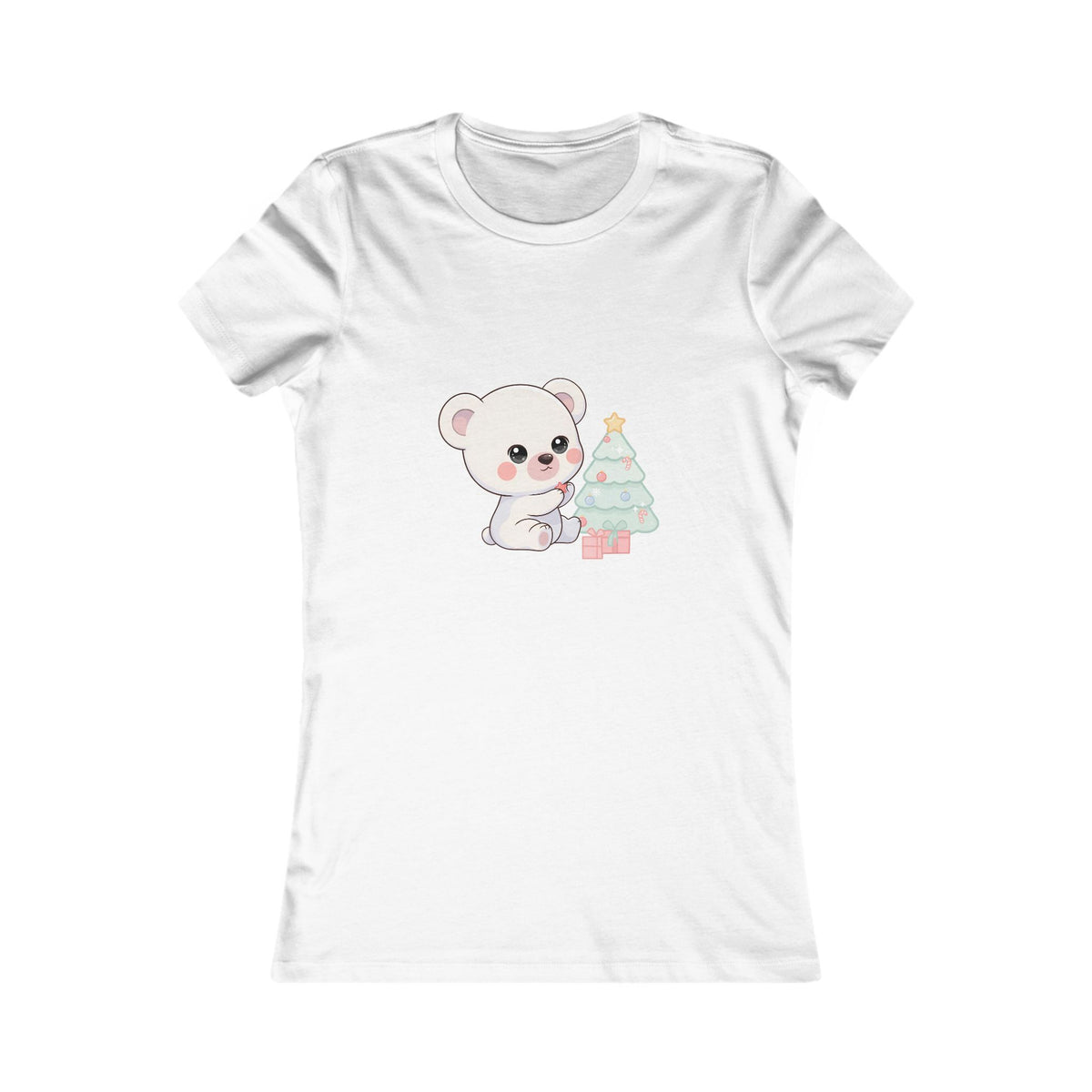 Cute Christmas Polar Bear Women's Tee
