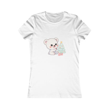 Cute Christmas Polar Bear Women's Tee